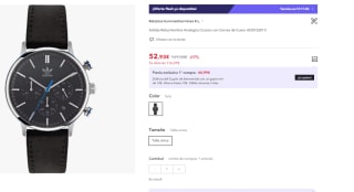 Reloj para Hombre Adidas de Cuarzo con Correa de Cuero AOSY22013 por 40.93€