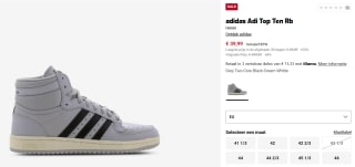 Adidas Adi Top Ten Rb sneakers voor €39,99 bij Foot Locker