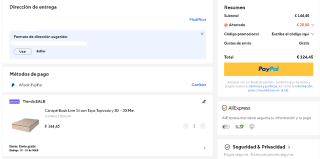 Canapé Basik Line Sil con Tapa Tapizada y 3D 135x190 por 124,45€