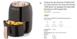 Freidora De Aire TheUberChef a $692 en Amazon