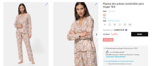 Recopilación de pijamas de manga larga y corta desde solo 5,99€ Carrefour + envío gratis