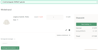 15% extra korting op de sale van Noppies