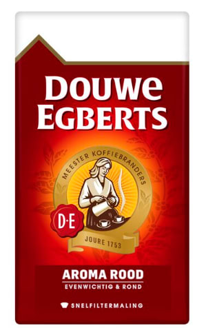 Douwe Egberts Aroma Rood Snelfiltermaling Koffie 500g 2 voor €10 bij Kruidvat