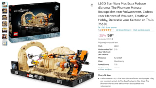 LEGO Star Wars Mos Espa Podrace diorama (75380) voor €59,99 bij Amazon