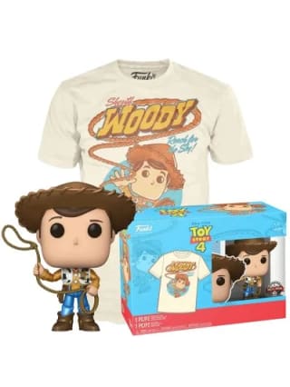 Pop Tees Woody Toy Story Special Edition + Camiseta Exclusiva Funko por 10,50€