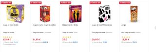 50% descuento segunda unidad Juegos de Mesas