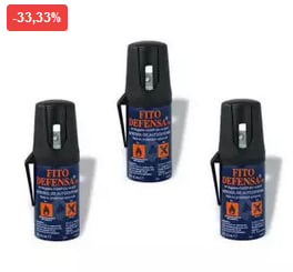 3 unidades en spray de defensa personal FITO DEFENSA 50 por solo 27,80€