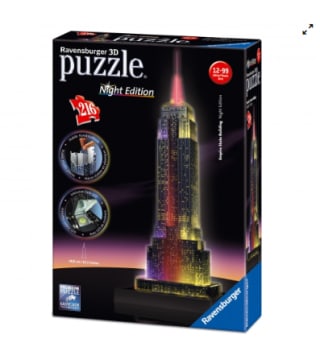 Puzzle 3D Empire State Night 47 cm por 15€
