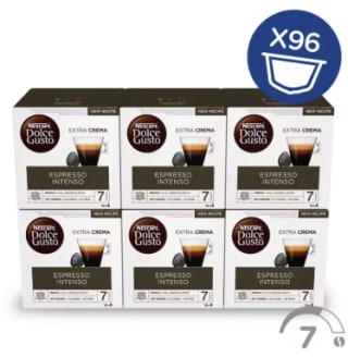96 cápsulas Nescafé Dolce Gusto Espresso Intenso por 21,51€