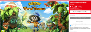 Stitchy in Tooki Trouble voor €1,29 in de Nintendo eShop