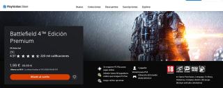 Juego para Palystation Battlefield 4™ Edición Premium por 1,99€