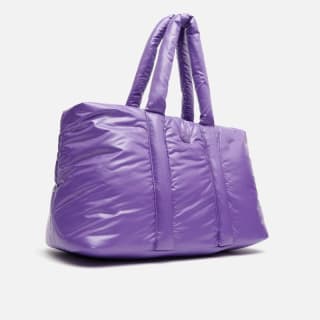 Bolso shopper grande acolchado color violeta por tan sólo 9€