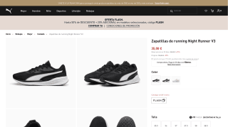 PUMA Zapatillas de Running Night Runner V3 por 28€