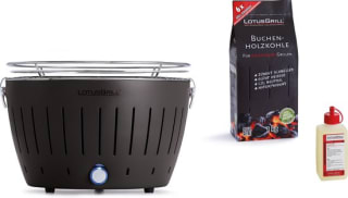 LotusGrill Classic Hybrid Tafelbarbecue combi set - Antraciet voor €93,14 bij Bol.com