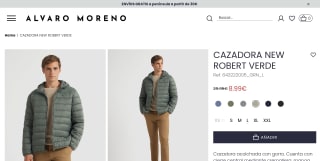 Cazadora New Robert Verde Alvaro Moreno por 8,99€