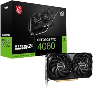 Tarjeta Gráfica MSI GeForce RTX 4060 VENTUS 2X BLACK 8G OC por 289,95€