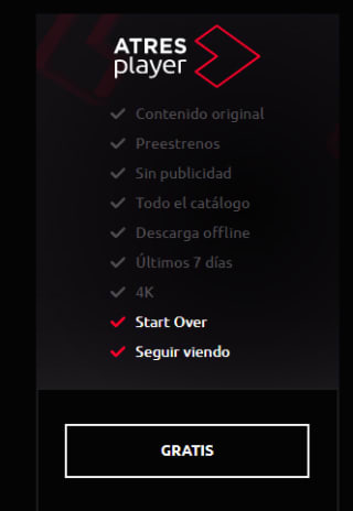 Create una cuenta Atresplayer Gratis y disfruta