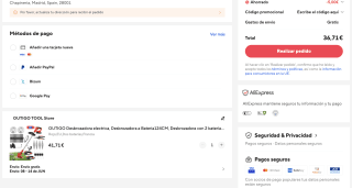 Desbrozadora electrica a Batería124CM con 2 baterías y 4 Cuchillas por solo 36,71€