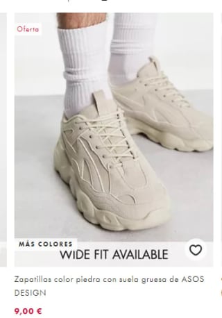 Descuentos por tiempo limitado de hasta -80% en Asos prendas desde 1,70€