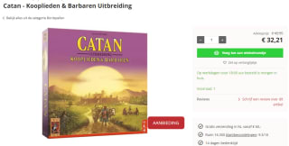 Catan: Kooplieden & Barbaren Uitbreiding voor €32,21 bij Spellenrijk
