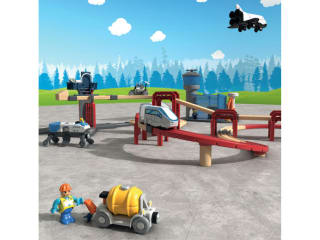 Playtive Houten spoorweg ruimtestation set 67-delig voor €24,99 in de Lidl webshop