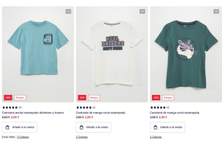 Hasta 60% en rebajas desde Kiabi prendas desde 1€