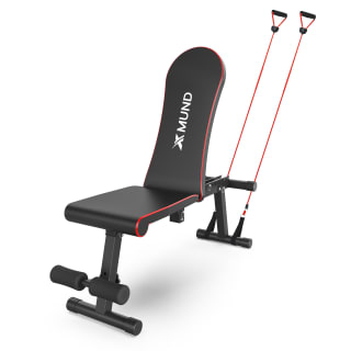 Banco entrenamiento plegable multifuncional, por 38,1€