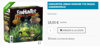 Juego de Mesa Fanhunter - Urban Warfare The Sequel (Underworld) por 18€