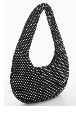Bolso de terciopelo strass por 5.99€