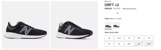 Hasta 50% + 25% EXTRA descuento en tus compras New Balance Zapatillas desde 14€