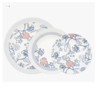 Vajilla 12 piezas opal azul Thelma Blue Arcopal por 7.09€