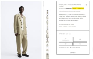 Chaquetas americanas Zara por 19,99€