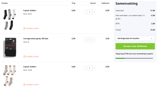 2+1 gratis op been- & ondermode bij terStal