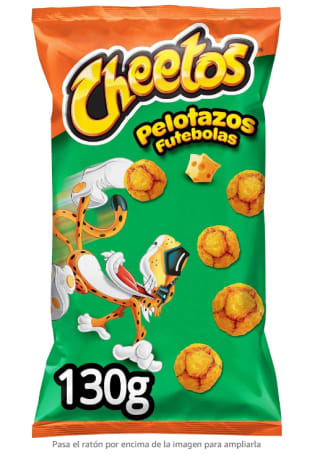 2x Cheetos Pelotazos, 130g, Queso, sin gluten por 2,80€