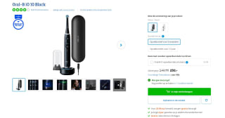 Oral-B iO10 Elektrische tandenborstel nui voor €250 bij coolblue