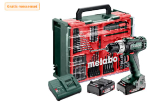 Metabo Klopboorschoefmachine SB 18 L Set met gratis Metabo messenset voor €169 bij Art & Craft