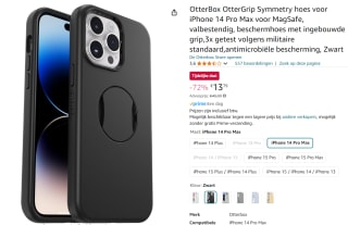 OtterBox Hoesje Geschikt geschikt voor Apple iPhone 14 Pro Max - voor €13,79 bij Amazon