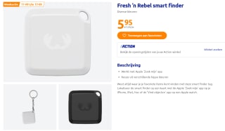 Fresh ’n Rebel smart finder voor €5,95 bij de Action