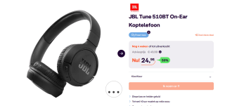 JBL Tune 510BT - Draadloze On-Ear Bluetooth Koptelefoon voor €24,95 bij ibood