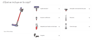 Aspirador escoba recargable Dyson V8 Extra por 237,96€