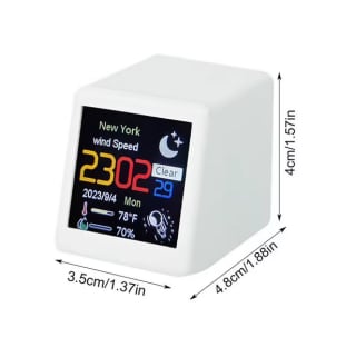 Reloj Mini Estación Meteorológica WIFI Inteligente con animaciones GIF personalizables por solo 2,71€