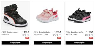 Hasta 80% descuento en ropa y calzado Puma desde 4,99€ ofertazas