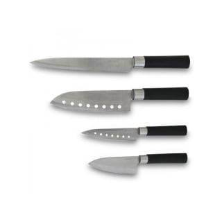 Cecotec Set de cuchillos Santoku. Filo de 2mm por 6,12€.