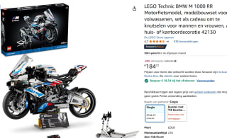 LEGO 42130 Technic BMW M 1000 RR motor voor €166,38 bij Amazon.