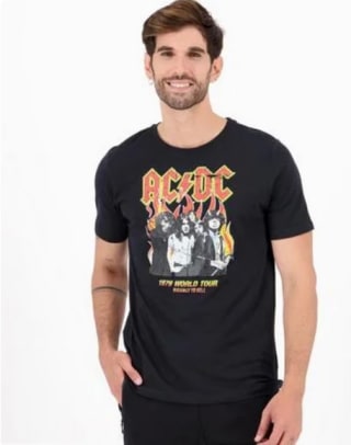 Camiseta AC DC 1979 TOUR Hombre por 5,99€