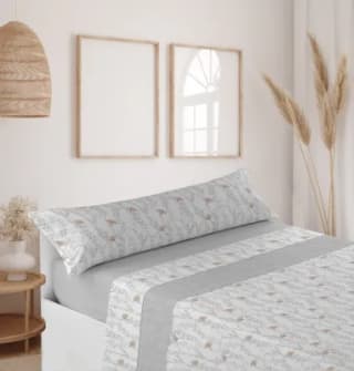 Juego de Sábana, 100% Microfibra, de 3 Piezas para cama de 105+goma para cabello por 7,09€