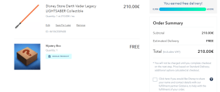 Kortingscode voor een Gratis Mysterybox t.w.v. €75 bij je bestelling in de Disney store