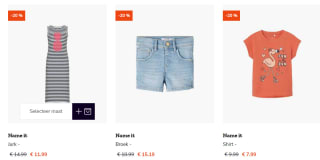 Alles van Jack & Jones en Name It met 20% korting bij Happybee