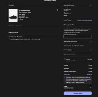 Zapatillas EA7 Emporio Armani Star Negras por 63,90€