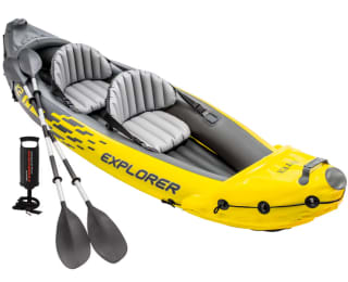Kayak hinchable INTEX Explorer K2 con 2 remos por 74,99€